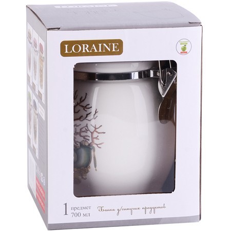 Банка для сыпучих 700мл Страна чудес дол/металл LR (30807)