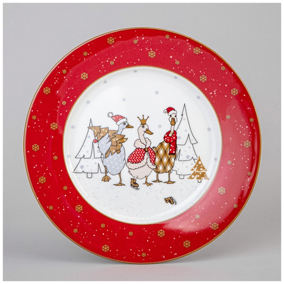 Тарелка закусочная lefard "family christmas" 20 см Lefard (425-159)