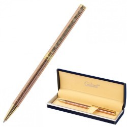 Ручка подарочная шариковая GALANT ASTRON GOLD 0,7 мм синяя 143526 (1) (92704)