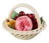 Изделие декоративное корзина с фруктами " яблоко и банан" диаметр=19 см высота=16 см ORGIA (335-093)
