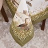 Скатерть "охота"140х180см , 100% хлопок,  зеленый , твил, пропитка Lefard (850-751-2)