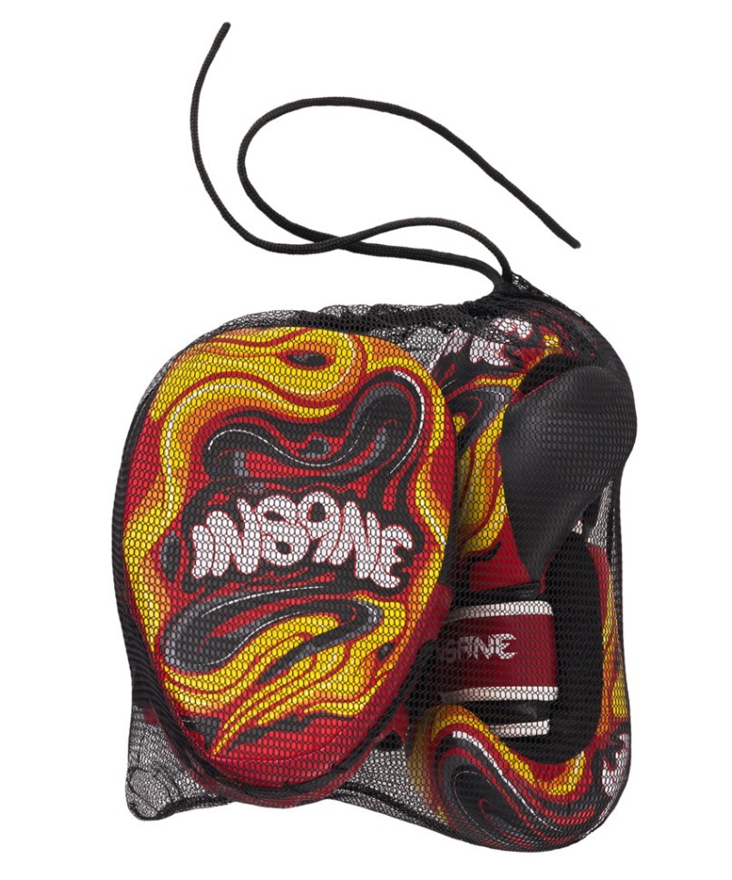 Набор для бокса INSANE TIGER, красный/черный, 23x17 см, 6 oz (2109162)