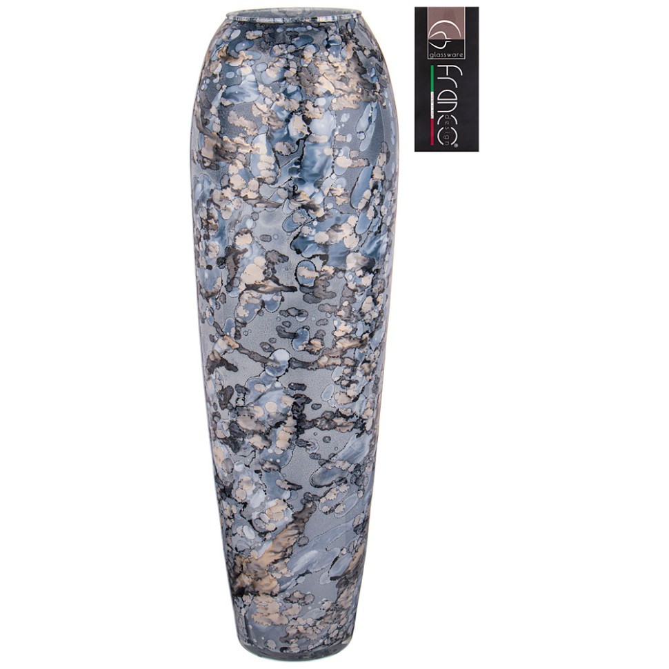 Ваза fidelis "aurora" black высота 70см FRANCO (316-1757)