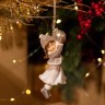 Елочное украшение "девочка" 4х4х12 см Lefard (162-1301)