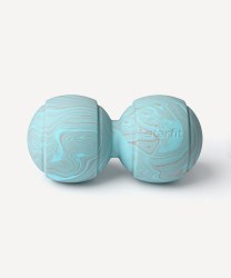 БЕЗ УПАКОВКИ Мяч для МФР STARFIT RB-107, 12,5 x 6,3 см, силикагель, двойной, голубой/серый (2125639)