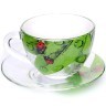 Чайная пара Живая природа Зеленый лист (337-Д)