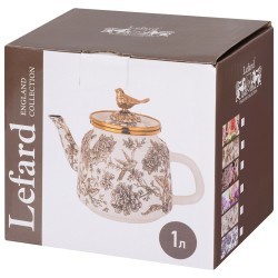 Чайник эмалированный lefard, серия яблоневый сад, 1,0л подходит для индукцион.плит Lefard (950-738)