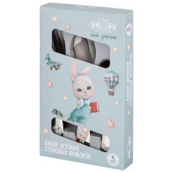 Набор детских столовых приборов lefard "мой зайчик" 3 пр. Lefard (1000-032)