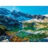 Алмазная мозаика 40х50 см Остров Сокровищ Горное озеро на подрамнике 662429 (1) (89059)