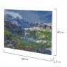 Алмазная мозаика 40х50 см Остров Сокровищ Горное озеро на подрамнике 662429 (1) (89059)