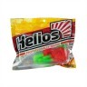 Твистер Helios Credo Double Tail 1,96"/5 см, цвет Lime & Red 10 шт HS-27-021 (78046)