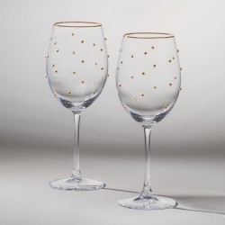 Набор бокалов для вина "goldy" из 2 шт. 540 мл Lefard (685-111) Набор бокалов для вина "goldy" из 2 шт. 540 мл Lefard (685-111)