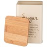 Емкость для сыпучих продуктов agness "арктик"  "сахар" 1,1 л 10*10*14 см цвет: бежевый Agness (790-346)