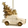Елочное украшение "машина с елкой" 7х3,5х6,5 см Lefard (162-1320)