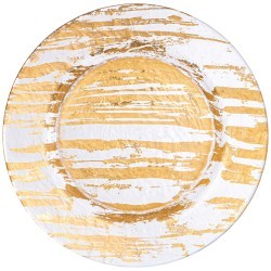 Тарелка "bohemia"gold 25см Bronco (336-117)