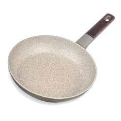 Сковорода с антипригарным покрытием pfluon marble, 24*4,8 см Agness (902-111)