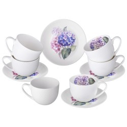 Чайный набор lefard "hortensia" на 4 пер. 8 пр. 330 мл Lefard (415-2290)