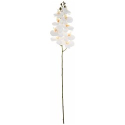 Цветок искусствнный "орхидея" высота=96см, белый Lefard (283-608)