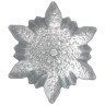 Блюдо "snow cristal" silver  17см АКСАМ (339-280)