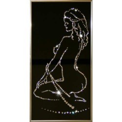 Картина В ночи с кристаллами Swarovski (1062)