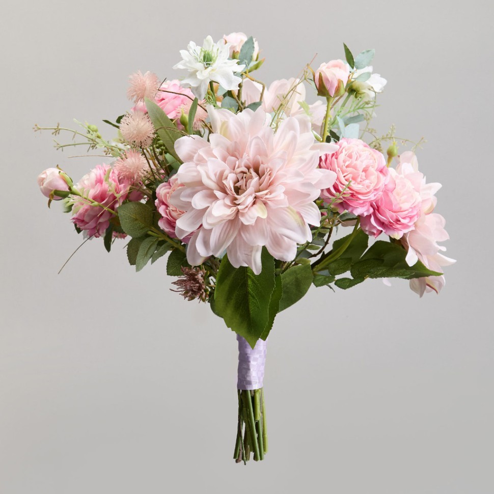 Цветочная композиция  "рузанна" ширина 42 см*высота 39 см- без упаковки (23-10101) 