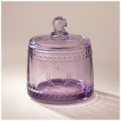 Емкость для хранения с крышкой "nature" purple 9,5х9,5х9,5 см Lefard (355-338)