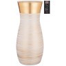 Ваза claudia "julia" gold white высота 37см FRANCO (316-1719)