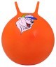 Мяч-попрыгун Медвежонок GB-403, 65 см, с рожками, оранжевый (78617)