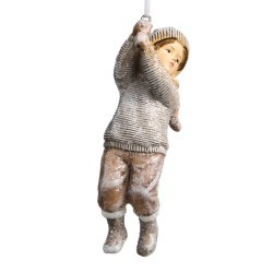 Елочное украшение "мальчик" 4х4х12 см Lefard (162-1302)