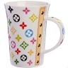 Кружка 0,5л,Модный узор LV (мин.4шт) LR (4334)