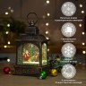 Новогодний фонарь Winter Glade Санта-Клаус на санях F428-1 (88555)