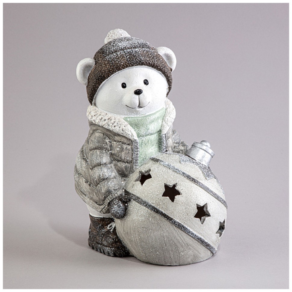 Статуэтка "снеговик" с led-подсветкой 17х13х22,5 см Lefard (121-148)