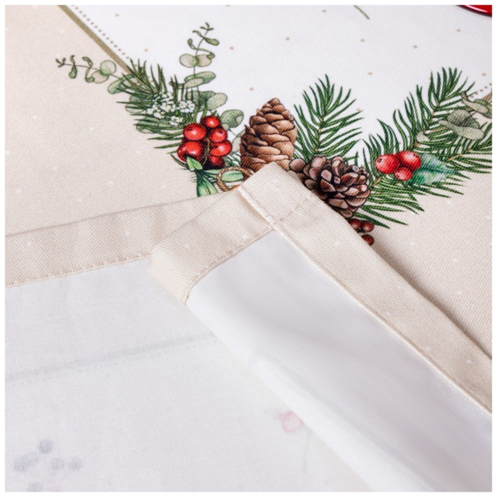 Скатерть "celebration" 140х300см ,бежевый,100% хлопок с пропиткой,твил Lefard (850-734-25)