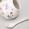 Солонка с ложкой agness "flower story" 9,5*10 см 170 мл Agness (358-2183)