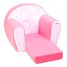 Раскладное бескаркасное (мягкое) детское кресло серии "Дрими", цвет Роуз, Стиль 1 (PCR320-28)