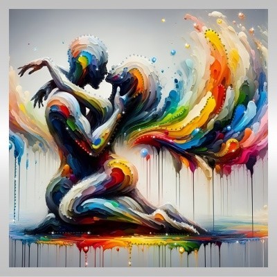 Картина ВДОХНОВЕНИЕ БЛИЗОСТИ с кристаллами Swarovski (3148)