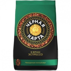 Кофе в зернах ЧЕРНАЯ КАРТА Espresso Italiano 1 кг 622231 (1) (91825)