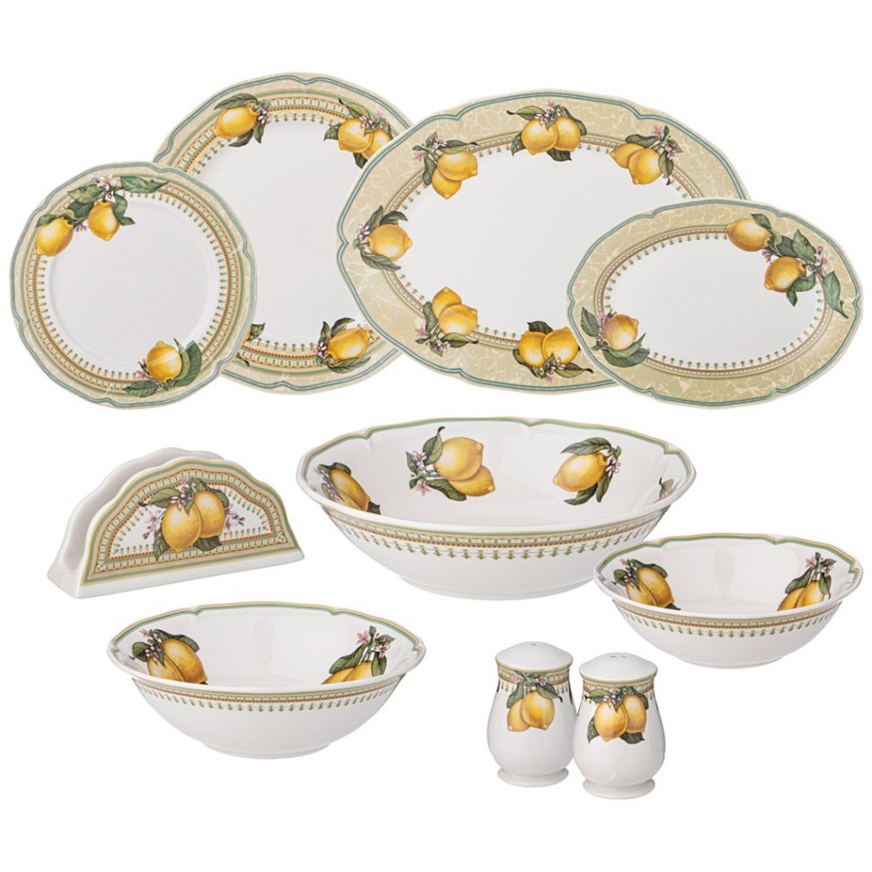 Сервиз обеденный lefard "лимоны" на 6 пер. 25 пр. Lefard (86-2475)