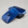 Форма для запекания с крышкой / масленка reactive blue 16,5*10*5/9 см 250 мл Agness (780-133)