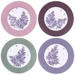 Набор тарелок закусочных lefard  "lilac" 4 шт. 20,5 см микс Lefard (760-811)