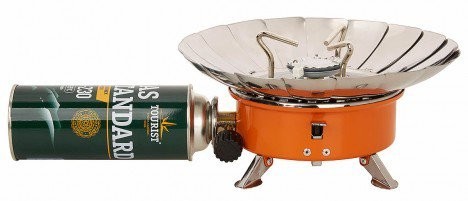 Газовая горелка Tourist Tulpan-L TM-450 с ветрозащитой (64196)