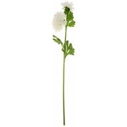 Цветок искусственный "пион" длина=58см, белый Lefard (283-610)