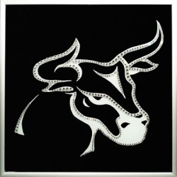 Картина Бык с кристаллами Swarovski (2335)