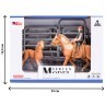 Игрушки фигурки в наборе серии "На ферме", 6 предметов: Авелинская лошадь и жеребенок, наездник, ограждение-загон, инвентарь (ММ205-018)