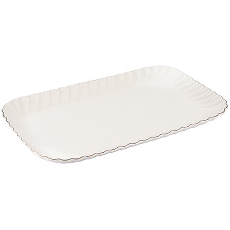 Блюдо сервировочное для подачи керамика 41х26х3 LR (90055-507L)