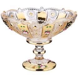 Конфетница "lefard gold glass" 19,5*19,5 см. высота=15 см. Lefard (195-171)