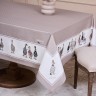 Скатерть "family farm" 160х220см , 100% хлопок, капучино, твил, пропитка Lefard (850-749-21)