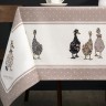 Скатерть "family farm" 160х220см , 100% хлопок, капучино, твил, пропитка Lefard (850-749-21)