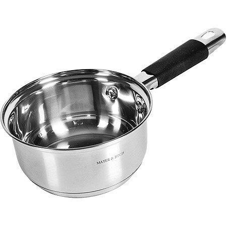 Ковш 1л нерж/сталь с крышкой сил/руч (9-30997-1-)