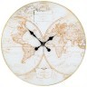 Часы настенные кварцевые "карта мира"  59,5*59,5*6 см Lefard (108-124)